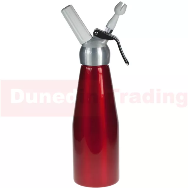 1L Whipped Cream Dispenser  - Nitrous Oxide Whipper NOS N2O - Uses 8g Chargers