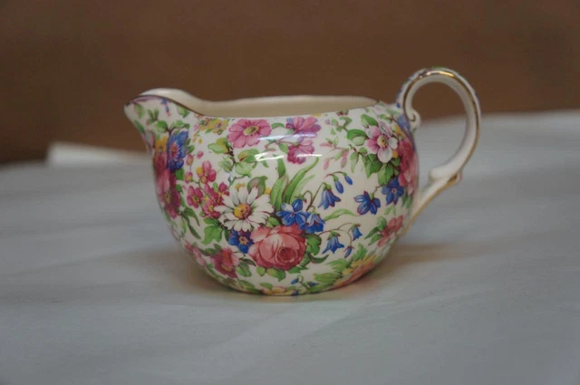 Royal Winton Grimwades Cream Summertime Elite Creamer 2 3/8" Tall