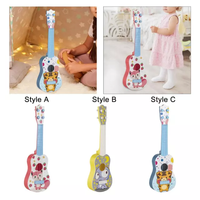 Kindergitarren-Musikspielzeug mit Plektrum für Kinder, Jungen, Mädchen,