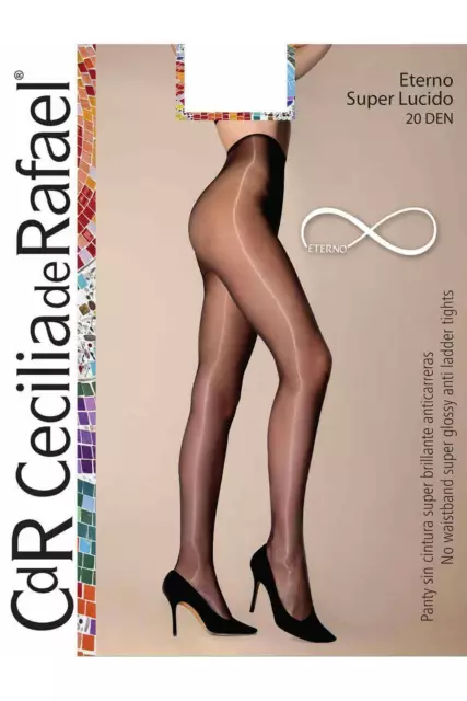 Cecilia De Rafael Eterno Super Lucido 20 Denier Tights High Shine Pantyhose CdR