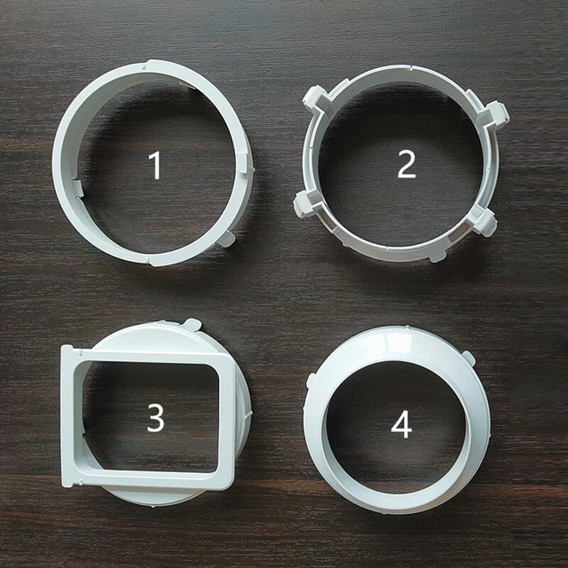 Échappement Conduit Interface Pour Portable Climatiseur Tuyau Tube Connecteur 》 3