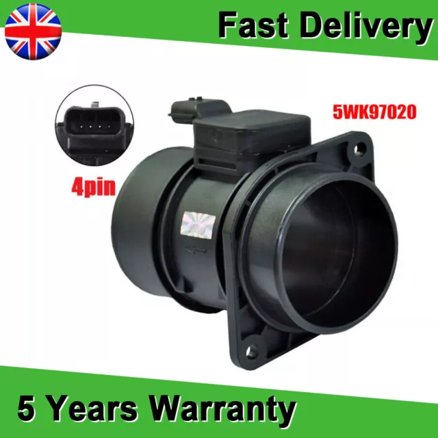 For Vauxhall Vivaro A 2.0 Cdti 2006-2014 Maf Mass Air Flow Sensor Meter 93863896