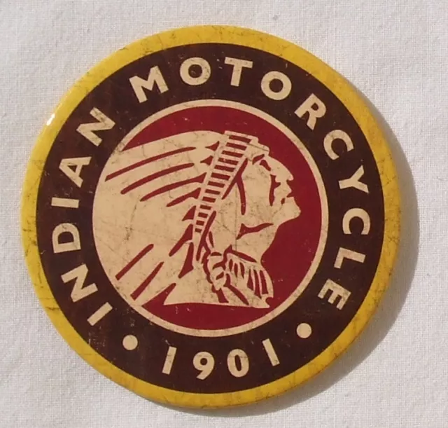 Indian Motorrad Vintage Logo original USA XL Magnet Schild