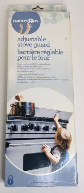 Babies R Us Adjustable Stove Guard Home Safety Adjusts From 24 in to 36 in