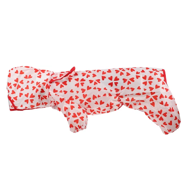 Puppy Rain Jacket Eye Protection Rain Jacket Dogs Doggie Raincoat Pet Clothes