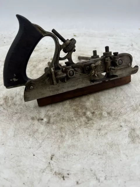 Vintage Stanley No. 45 Plow & Combination Plane ~ Parts Only