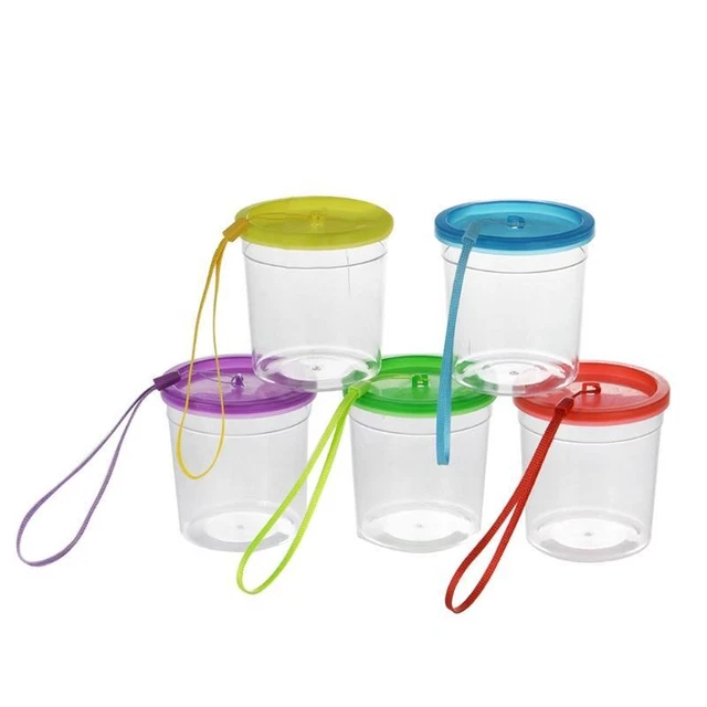 Plastic Aquarium for Kids Mini Transparent Betta Cups Small Fish Incubator