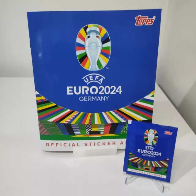 TOPPS EURO 2024 Official Sticker Album Starter Pack With 1x Pack Of