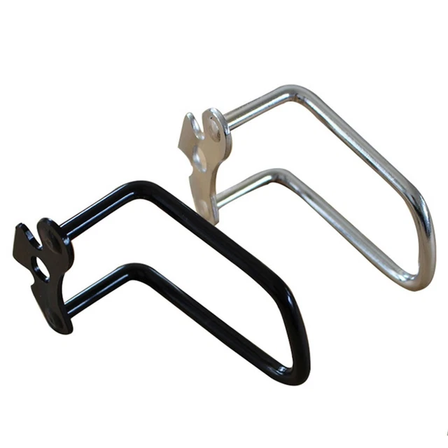 Protection Dérailleur Arrière Vélo En Acier - Noir - Transmission 150mm