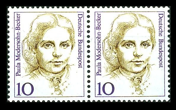 BUND Frauen   10 Pf. **, Mi. 1359 - waagerechtes Paar