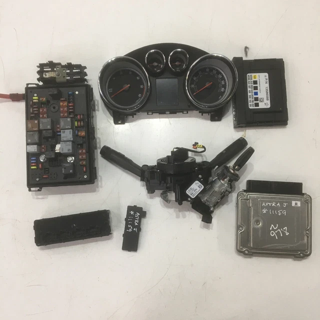 VAUXHALL ASTRA J Ecu Set Kit Engine Control Unit 2.0 Diesel Manual 2012
