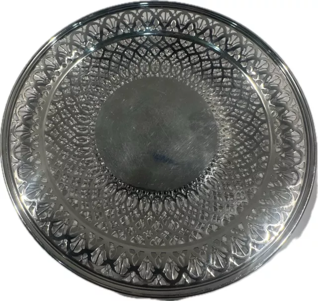 Tiffany co Reticulated Sterling Silver Plate