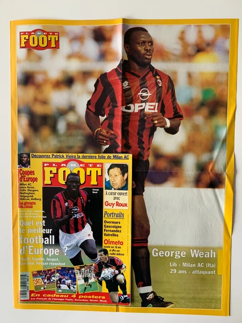Planète Foot N°30 1995 - FC Nantes Barcelone Leverkusen + 13 Posters - Magazine