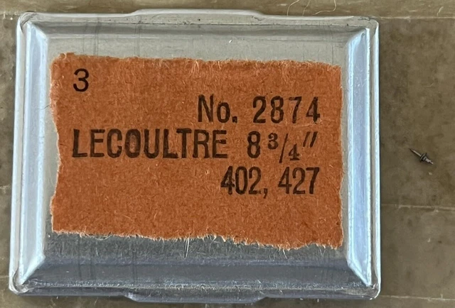 Axe De Balancier Pour Mouvement Montre MST 402 – Pièce Neuve Sans Boîte