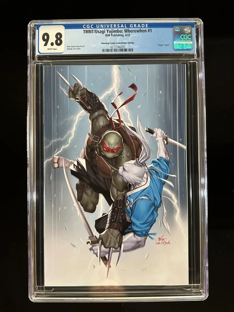 TMNT/Usagi Yojimbo: Wherewhen #1 CGC 9.8 (2023) - Amazing! Comic Conventions Ed