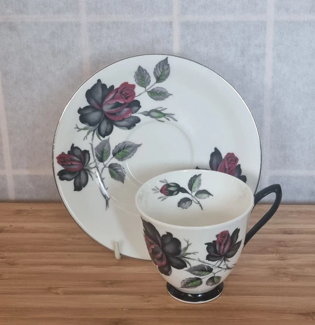 Royal Albert Masquerade Cup and Saucer English Bone China