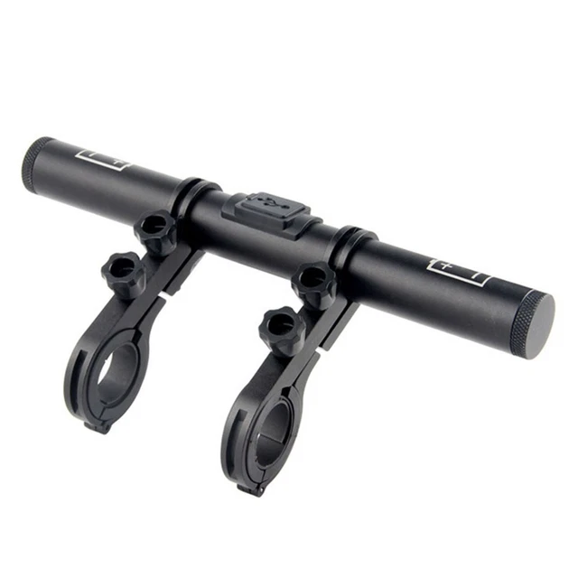 Extension De Guidon De Vélo, Double Support D'extension De Guidon En Alliage D'aluminium Pour Compteur De Vitesse De Vélo, Phare Et Téléphone (rouge