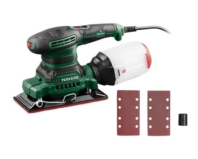Levigatrice Multifunzione Parkside PPS 200 - 200W, Con Aspirazione E Fogli Abrasivi - Foto 4