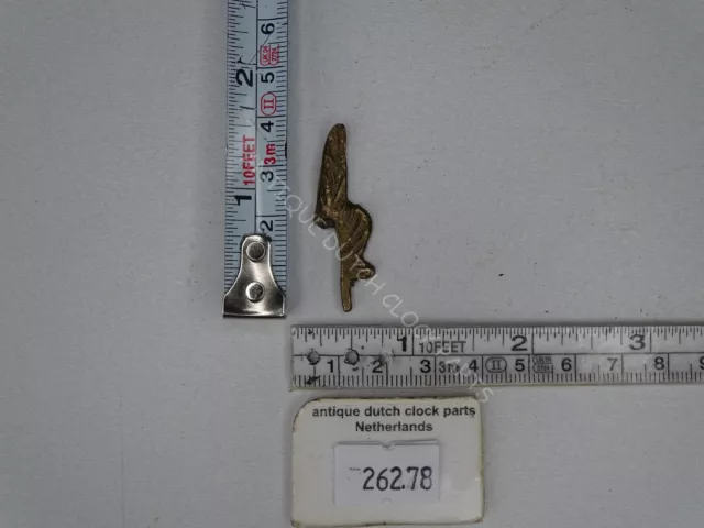 Small Brass Left Wing For Angel Statue Dutch Schippertje Friesian Tail Clock
