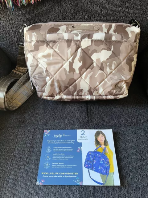 Lug Flare 2 Crossbody Bag - Purse Taupe/ Camo