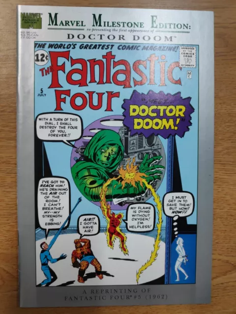 Marvel Milestone Edition Reprinting Fantastic Four #5 VF- 1st Doctor Doom