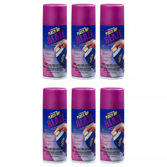  Plastic Dip 11225-6 11oz Plastidip Blaze Purple Spray :  Automotive