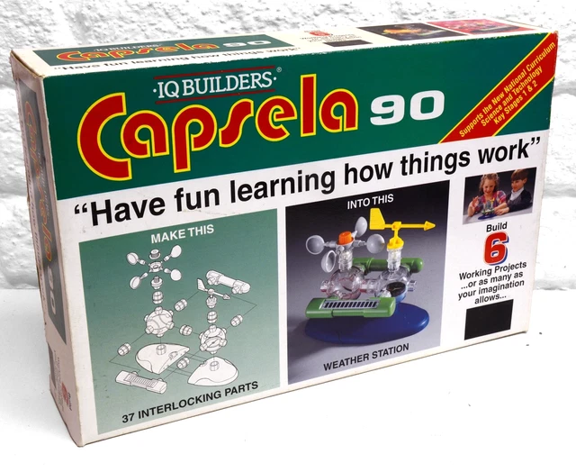 VINTAGE CAPSELA BUILDING Construction Toy Weather Station, Boxed ...