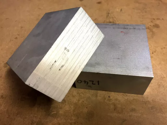 Aluminium Quadratische Stange Knoten 4"" X 2"" X 100 Mm Technik Modellbau Drehmaschine