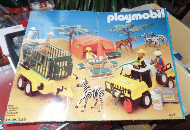 Pièces Playmobil Safari Ngorongoro - Bar, Balustrade, Jeep Tout-terrain, Occasions En Bon état