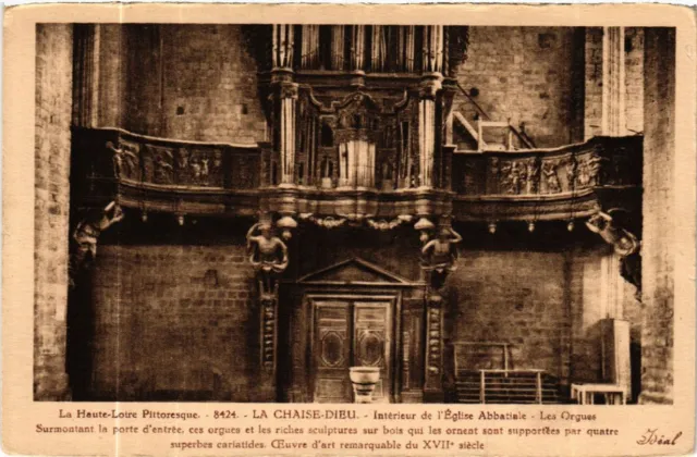 CPA AK La CHAISE-DIEU - Intérieur de l'Église Abbatiale - Les Orgues (585414)