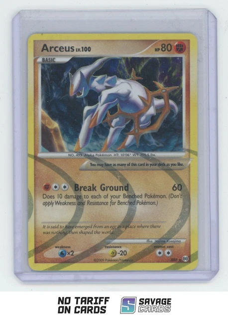 2009 POKEMON PLATINUM Holo Arceus #AR8 PicClick CA
