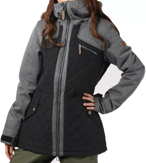 Roxy Women's Ski / Snow Jacket Dry Flight Technology 10K Size XS Detachable  Hood