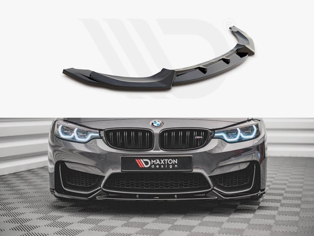 Maxton Design Gloss Black Front Diffuser – For Mercedes SLK R171 (Standard Fitment)