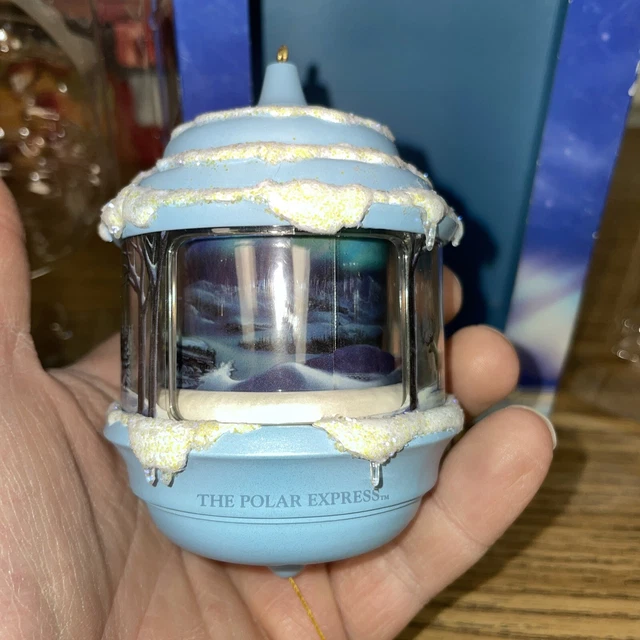 The Polar Express Journey of the Train Light Motion 2004 Hallmark Ornament Works