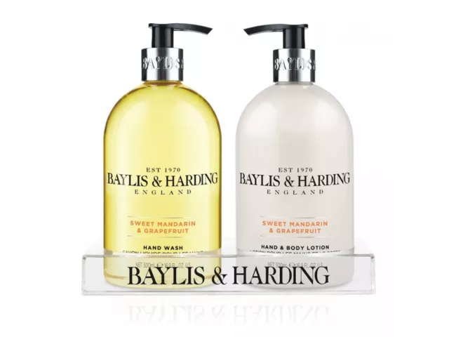 Baylis & Harding Set Mandarin & Grapefruit Flüssigseife + Lotion 2x 500 ml