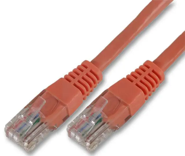 PRO SIGNAL - Cordon de brassage Ethernet RJ45 avec conducteurs CCA, 0,2 m Orange