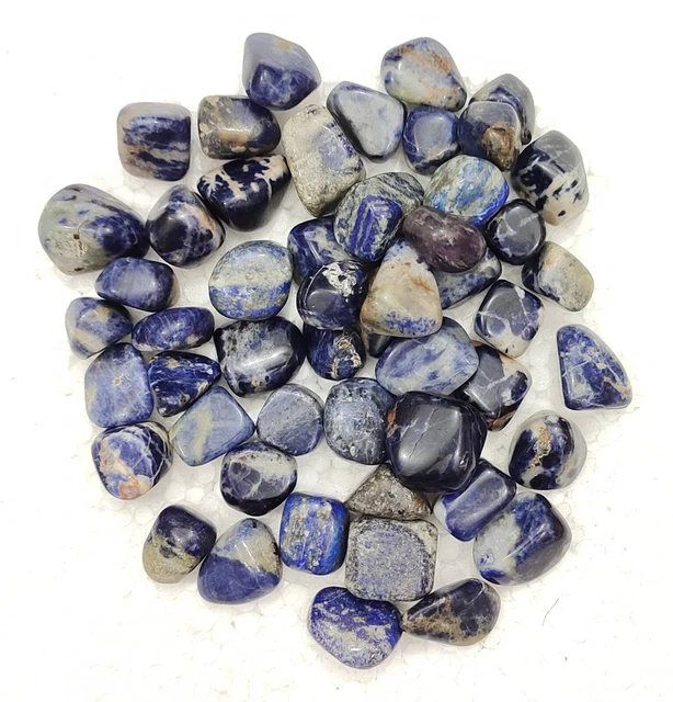 One Sodalite Tumbled Stone Natural Metaphysical spiritual healing/reiki