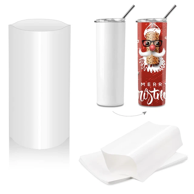 Sublimation Shrink Wrap Film,White 7x11 Inch Heat Sublimation Shrink Wrap