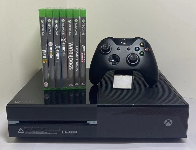 Lot console jeux manette câbles Xbox one 500go