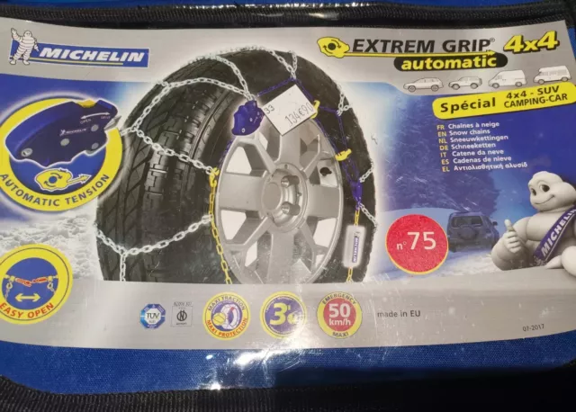 Chaussette à neige Michelin Easy Grip 4X4 X12