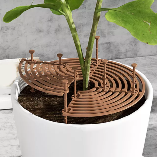 1 Set Plant Pot Protector Grid Reusable Rust-proof Flower Pot Soil Guard Cover
