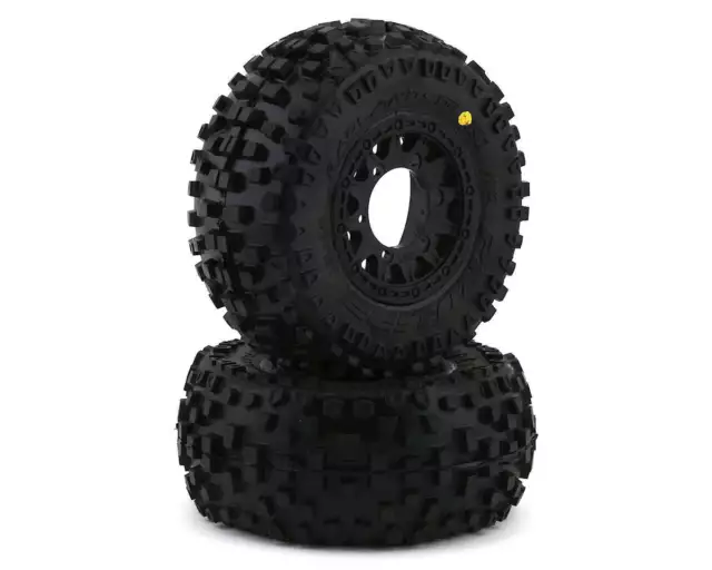 Proline Badlands SC Tyres Mounted on Raid 6x30 Wheels, Slash 2wd/4wd, F/R, PR118