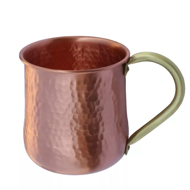 Handcrafted Pure Copper Moscow Mule Mug Large Pitcher With Handle, 16 Oz