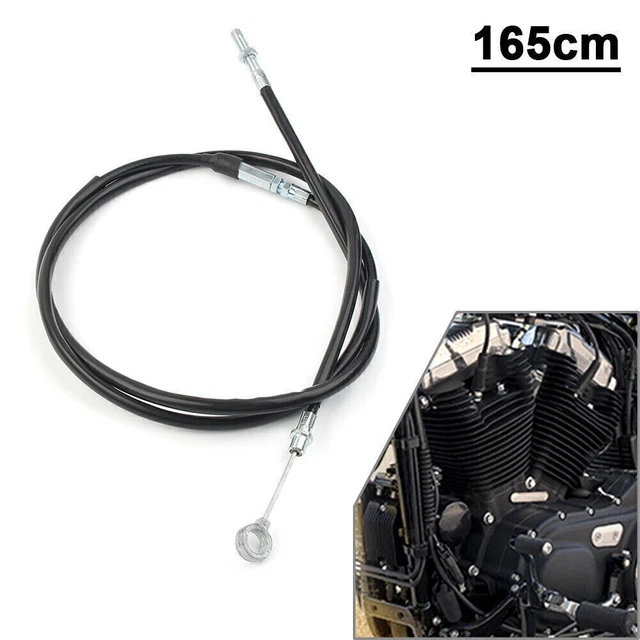 Fune frizione 165 cm Wire Line moto per Harley Sportster 883 1200 nero