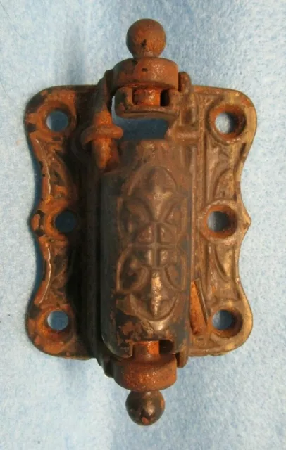 Antique Sargent Mfg Cast Iron Screen Door Spring Loaded Hinge