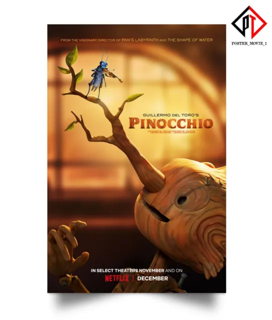 Guillermo del Toro's Pinocchio (2022)  DVD Only Region Free- Free Shipping