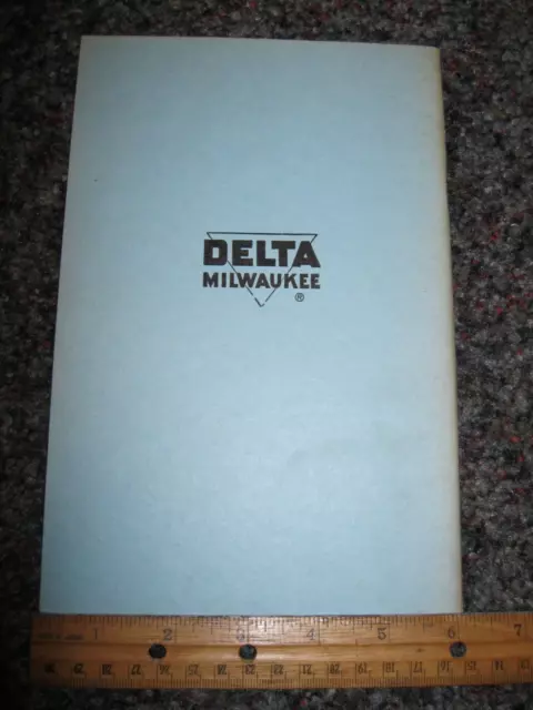 Delta Book 4534 Getting The Most Out Of Your Lathe 1935 Rockwell Milwaukee Wisc 2