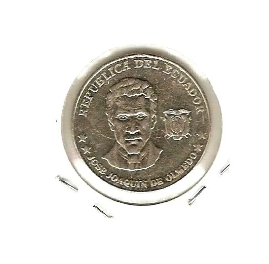 2000  ECUADOR Coin 25 CENTAVOS