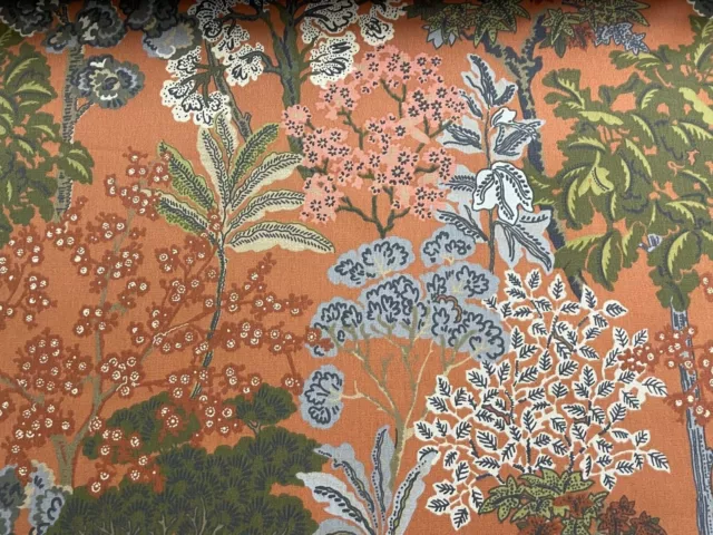AVAR KOI Cotton Fabric Rust Batik ILIV Blind/Curtain/Upholstery