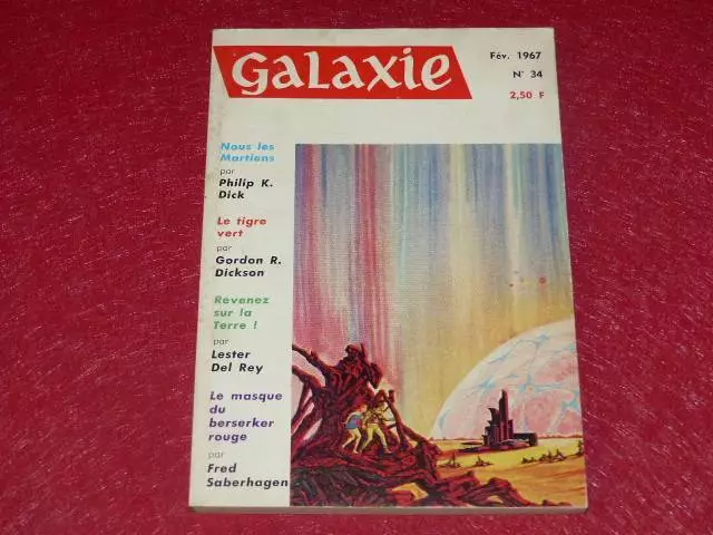 [BIBL.H.& P.-J. OSWALD] REVUE "GALAXIE" # 34 - 2e Série Fev.1967 P.K. Dick etc.